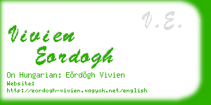 vivien eordogh business card